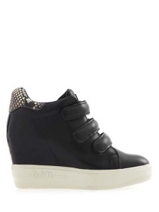 AVEDON(SS15-S-109794-001),Кеды женские,кожа черный/змея арт. 1AH.AH42713.K