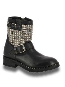 SPIRIT (FW16-MB-OG0132-003),Полусапоги женские,кожа черный/серебряный арт. 4AH.AH50089.K