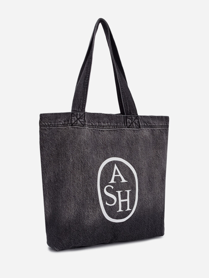 WASHED DENIM TOTE BAG арт. 1AH.AH141154.