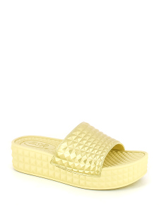 SCREAM SS18-S-112923-005,Шлепанцы женские,кожа иск. _золотой арт. 7AH.AH63628.T