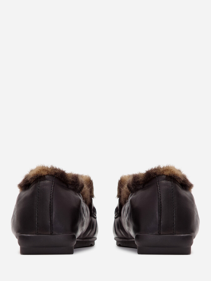 Женские зимние мокасины ash barkley fur черные | 5ah.ah152554.s купить в официальном магазине AshRussia.ru