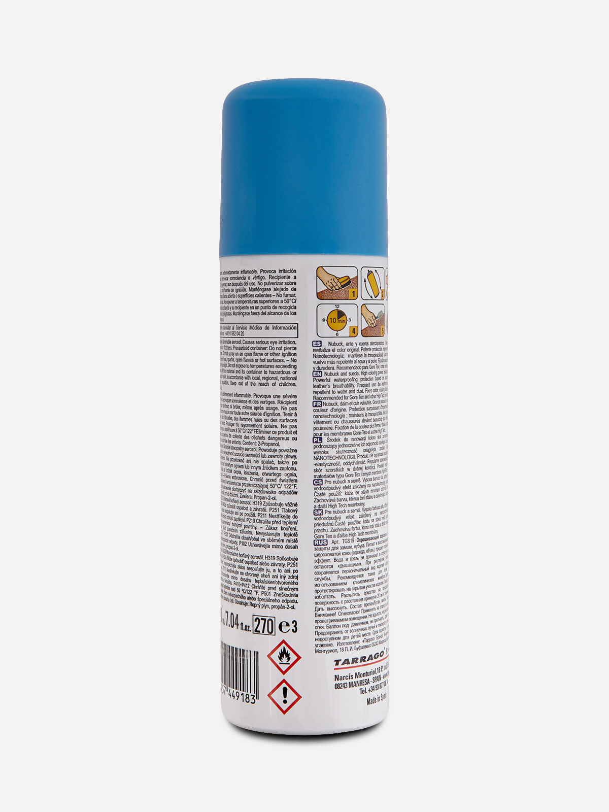 Аксессуары для обуви прочее краситель для замши nano nubuck renovator black