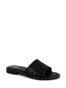 PLAYA (SS17-M-118356-001),Шлепанцы женские,кожа _черный арт. 5AH.AH53425.K