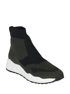SPACE SS18-S-123278-002,Кроссовки женские,текстиль черный/хаки арт. 7AH.AH63623.T