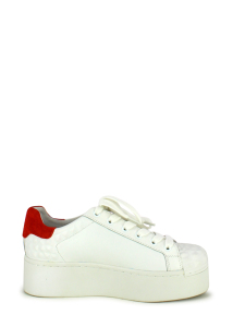 CANDY (SS17-S-119405-001),Кеды женские,кожа белый/серебряный арт. 5AH.AH53067.Т