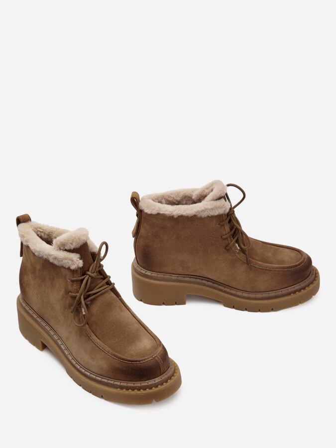 Женские зимние ботинки ash demi коричневые | 5ah.ah152563.s купить в официальном магазине AshRussia.ru