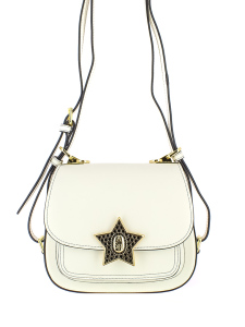 STEPHANY MINI SHOULDER & CROSSOVER BAG SS18-HB-S80016-002,Сумка дамская,кожа _белый арт. 7AH.AH63087.Т