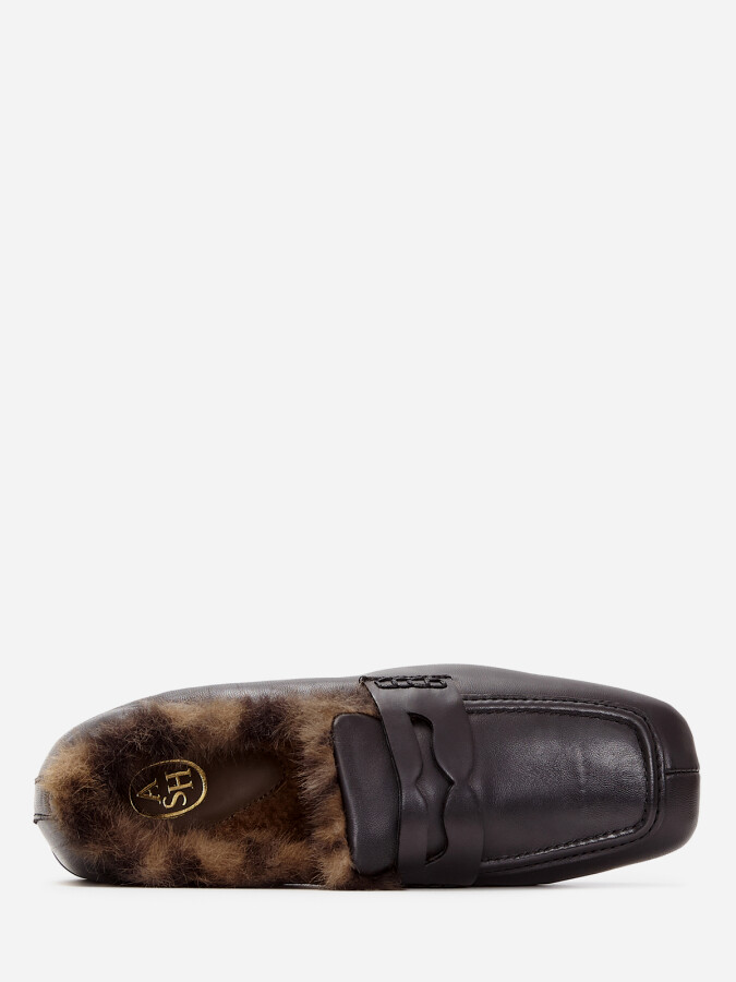 Женские зимние мокасины ash barkley fur черные | 5ah.ah152554.s купить в официальном магазине AshRussia.ru