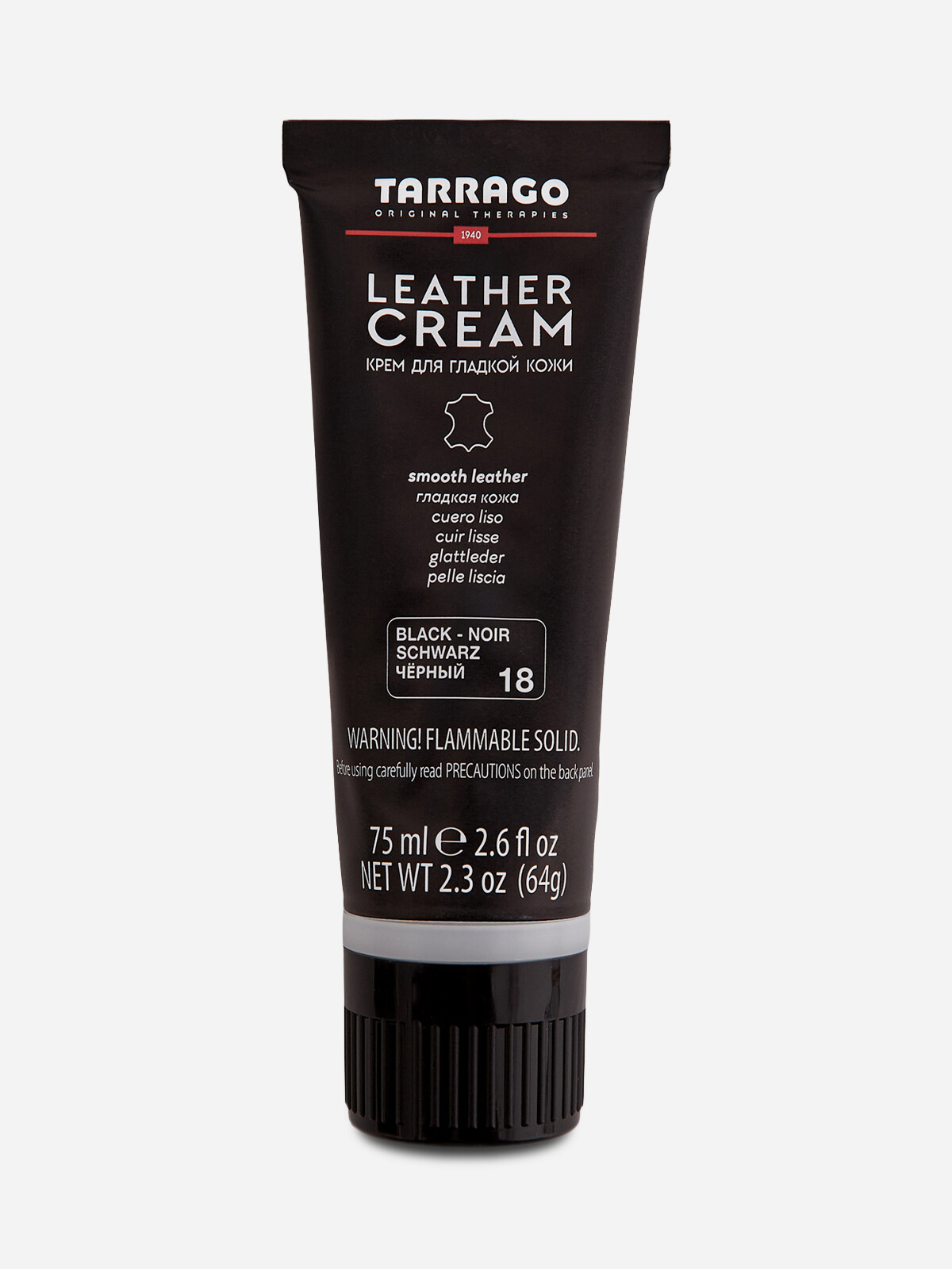 Аксессуары для обуви прочее крем-тюбик leather cream black