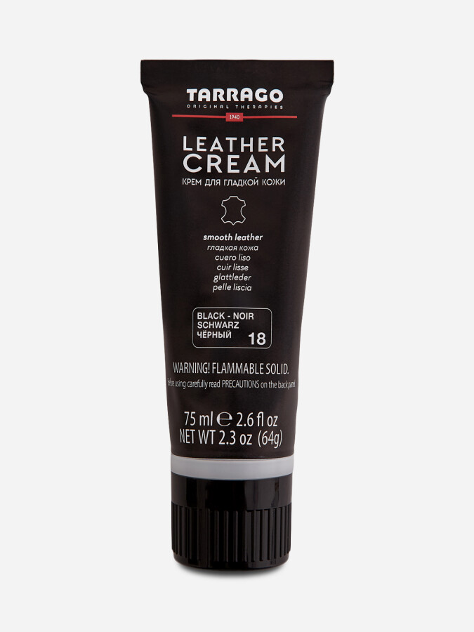 Аксессуары для обуви прочее крем-тюбик leather cream black