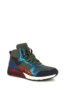 MAXWELL(FW14-ME-105280-003),Кроссовки мужские,текст/кожа/велюр черн/синий/зел арт. 0AH.AH34877.Т