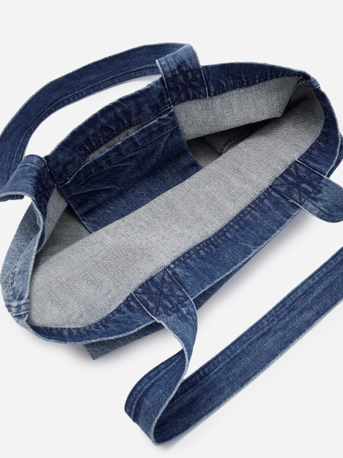WASHED DENIM TOTE BAG арт. 1AH.AH141153.