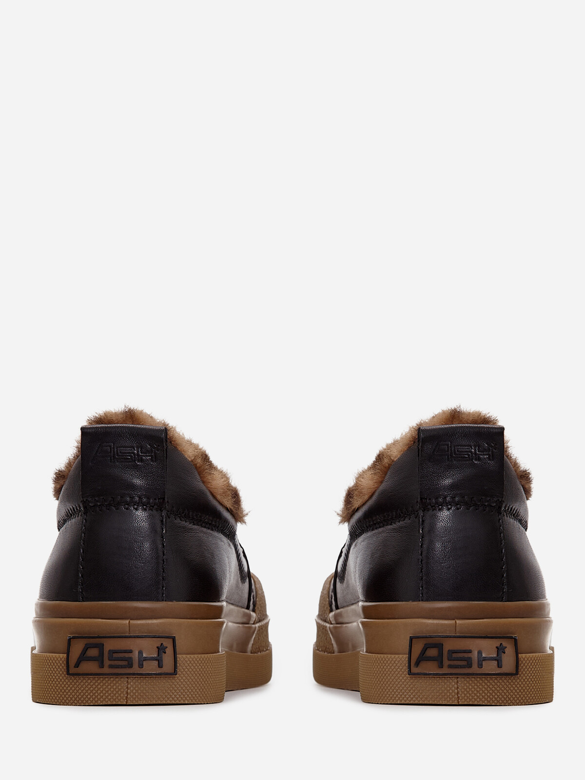 Женские зимние слипоны ash anemone fur черные | 5ah.ah152812.s купить в официальном магазине AshRussia.ru