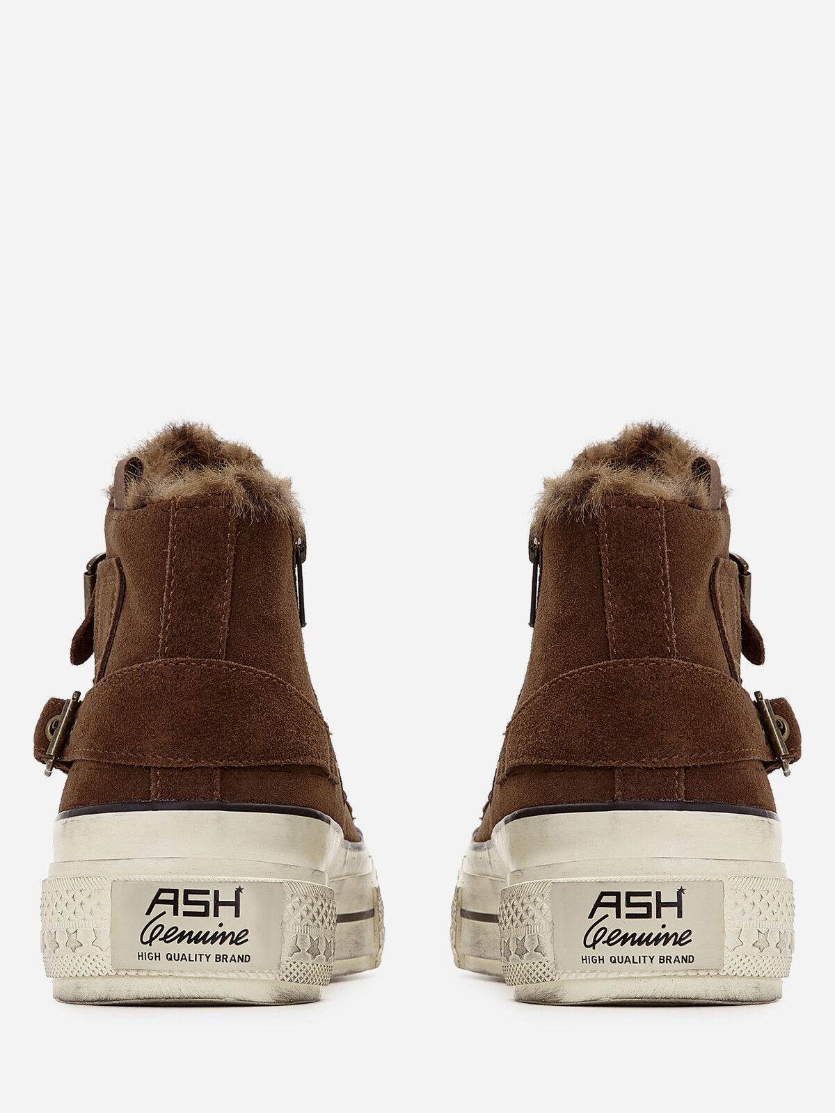 Женские зимние кеды ash rainbow fur  | 5ah.ah152819.s купить в официальном магазине AshRussia.ru