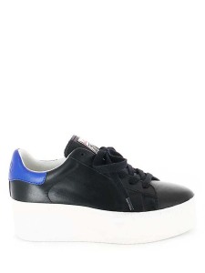 CULT(SS15-S-107829-014),Кеды женские,кожа черный/синий арт. 1AH.AH39095.K