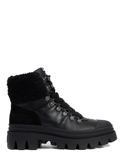 Женские демисезонные ботинки ash patagonie fur черные | 7ah.ah117729.s купить в официальном магазине AshRussia.ru