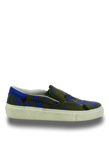 NIKITA (SS16-V-112898-003),Слипоны женские,текстиль/кожа синий/зеленый арт. 3AH.AH46937.K