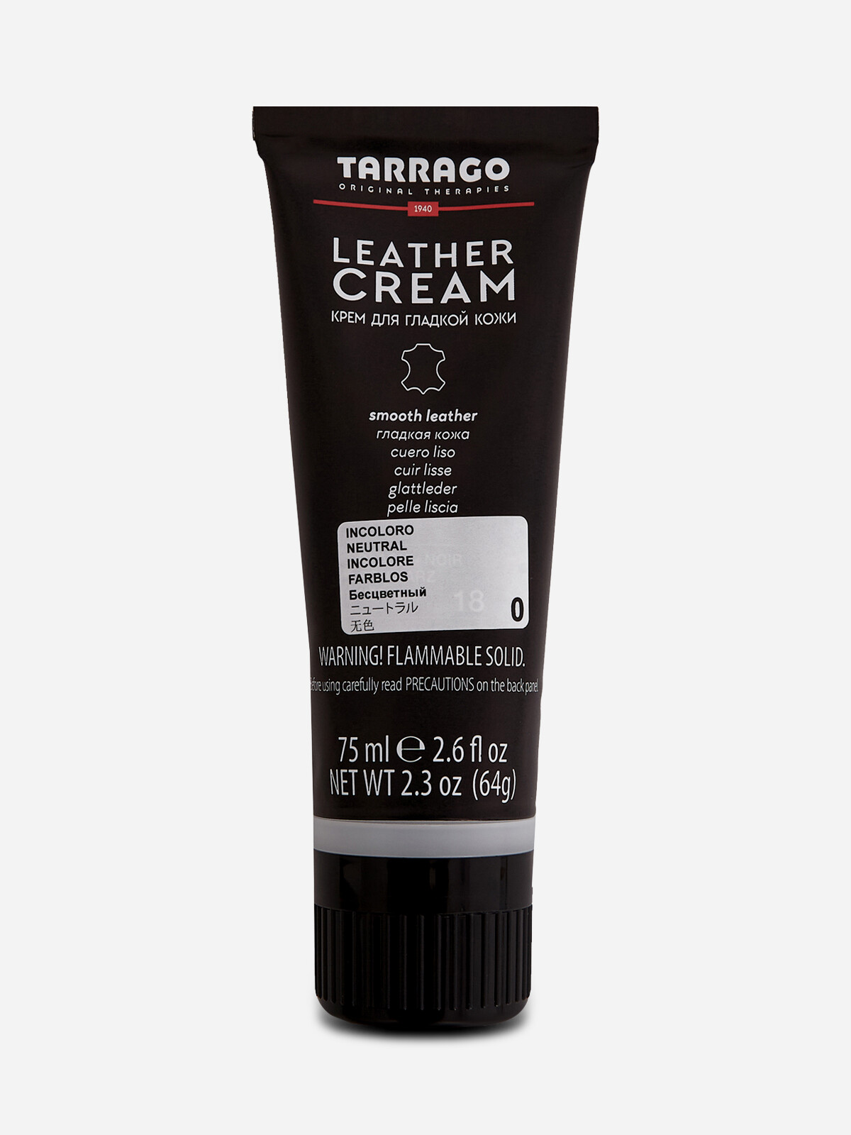 Аксессуары для обуви прочее крем-тюбик leather cream neutral