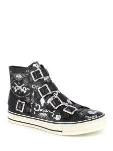 VINCENTSKULL FW17-ME-123071-001,Кеды мужские,кожа _черный арт. 6AH.AH58681.Т